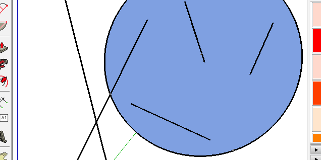 Inner/Outer Circle does not extend/trim the selected lines to a triangle.